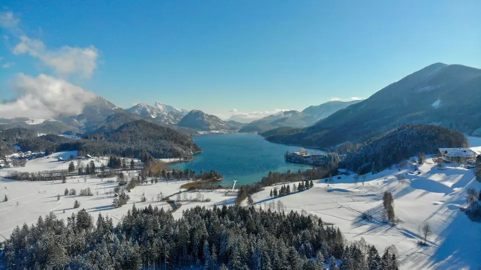 Der Fuschlsee im Winter